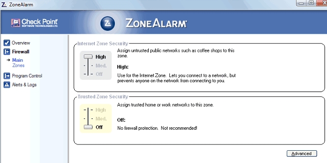 zonealarm review scanning